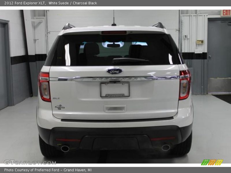 White Suede / Charcoal Black 2012 Ford Explorer XLT