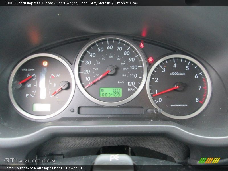 Steel Gray Metallic / Graphite Gray 2006 Subaru Impreza Outback Sport Wagon