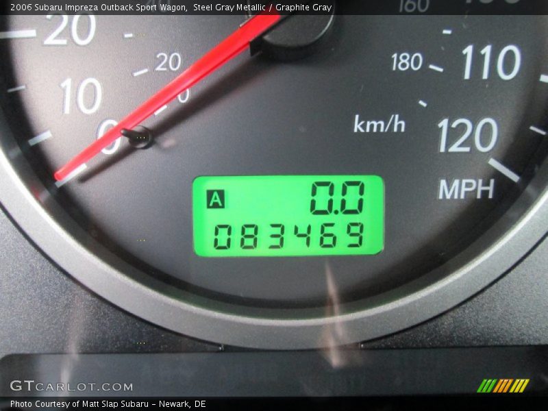 Steel Gray Metallic / Graphite Gray 2006 Subaru Impreza Outback Sport Wagon