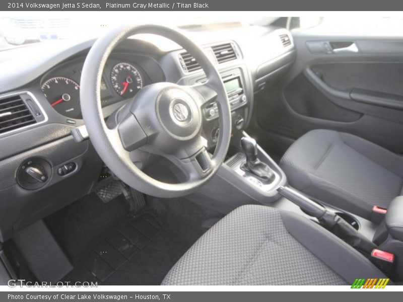 Platinum Gray Metallic / Titan Black 2014 Volkswagen Jetta S Sedan
