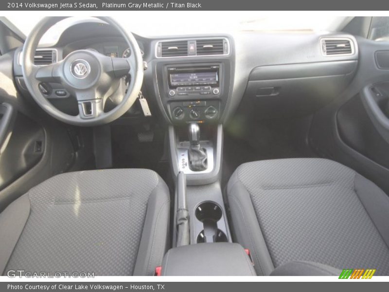 Platinum Gray Metallic / Titan Black 2014 Volkswagen Jetta S Sedan