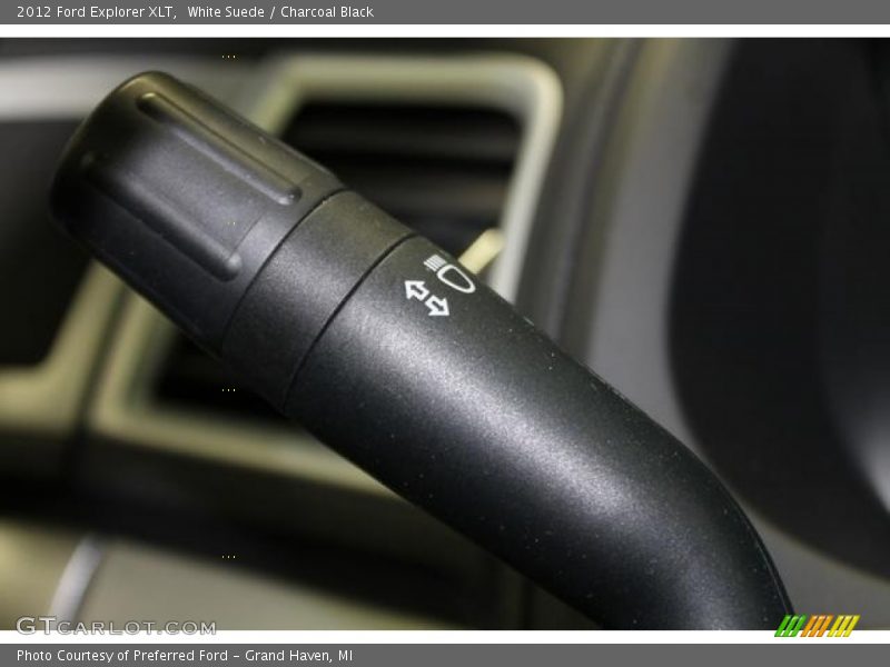 White Suede / Charcoal Black 2012 Ford Explorer XLT