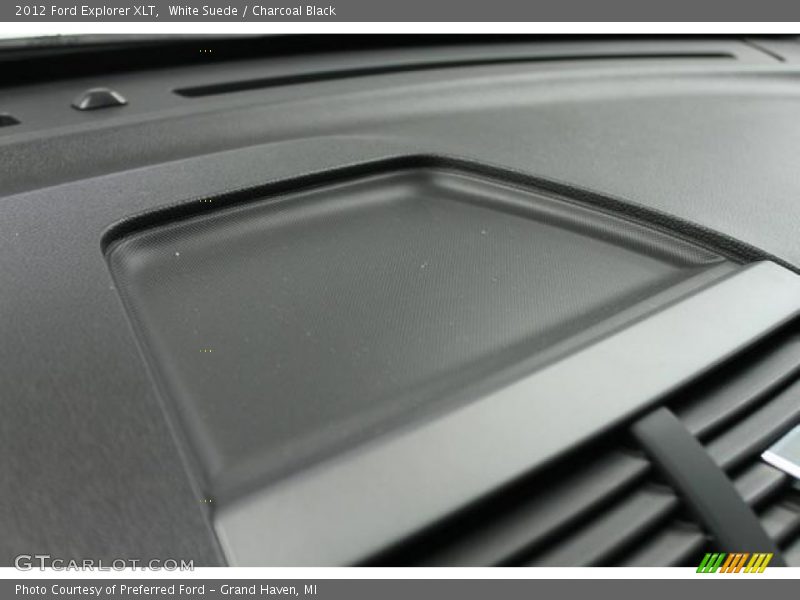 White Suede / Charcoal Black 2012 Ford Explorer XLT