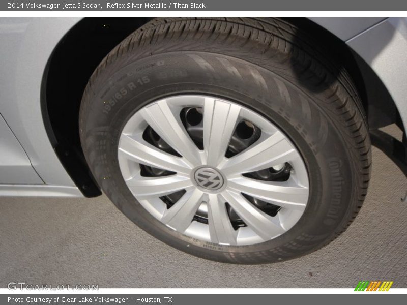Reflex Silver Metallic / Titan Black 2014 Volkswagen Jetta S Sedan