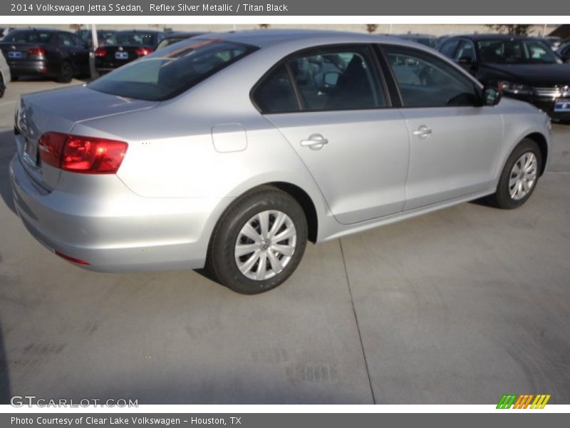 Reflex Silver Metallic / Titan Black 2014 Volkswagen Jetta S Sedan