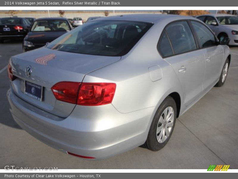 Reflex Silver Metallic / Titan Black 2014 Volkswagen Jetta S Sedan