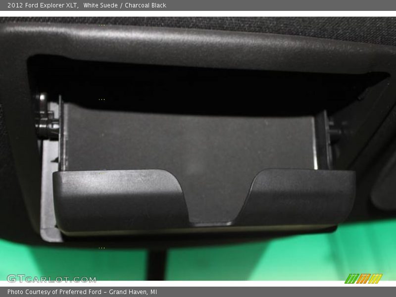 White Suede / Charcoal Black 2012 Ford Explorer XLT