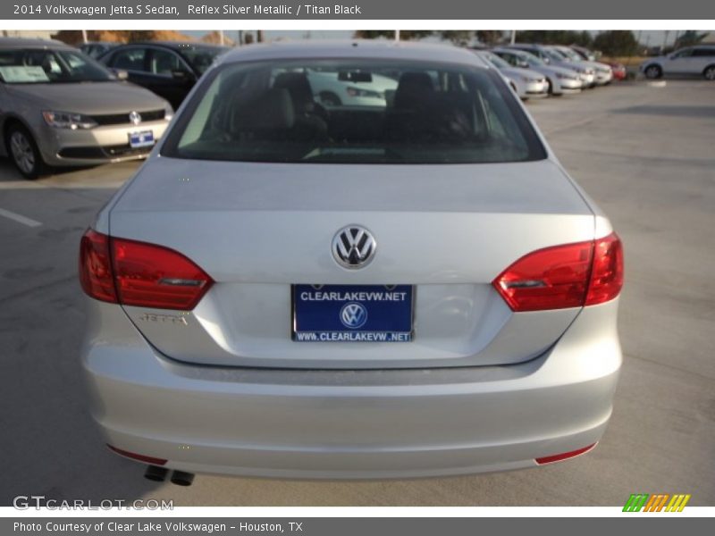 Reflex Silver Metallic / Titan Black 2014 Volkswagen Jetta S Sedan