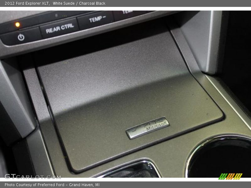 White Suede / Charcoal Black 2012 Ford Explorer XLT