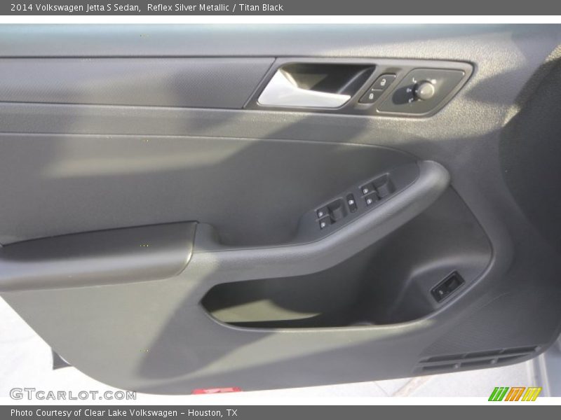 Reflex Silver Metallic / Titan Black 2014 Volkswagen Jetta S Sedan