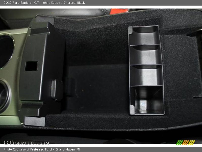 White Suede / Charcoal Black 2012 Ford Explorer XLT