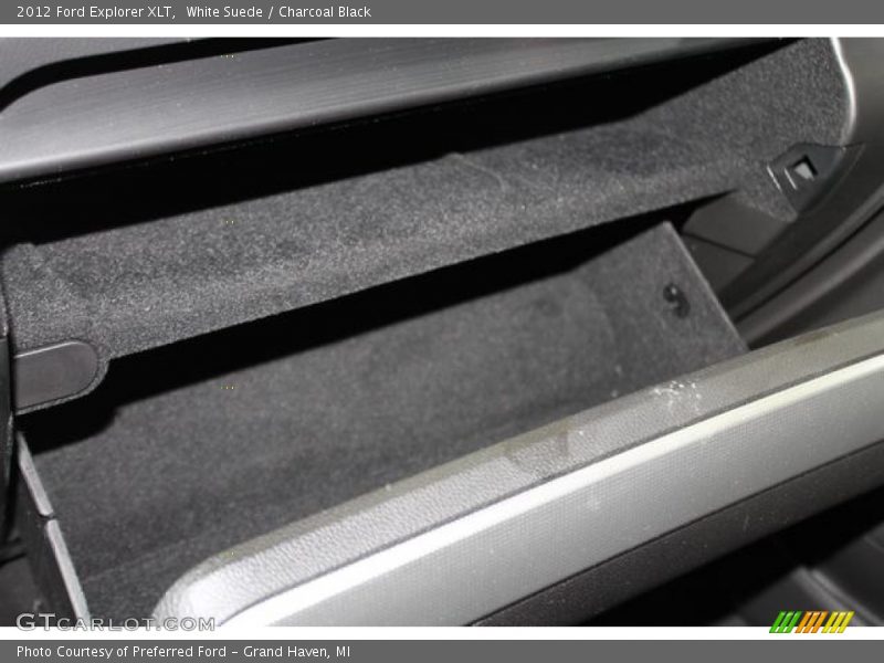 White Suede / Charcoal Black 2012 Ford Explorer XLT