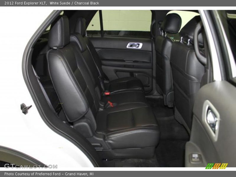 White Suede / Charcoal Black 2012 Ford Explorer XLT