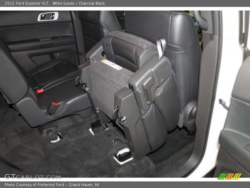 White Suede / Charcoal Black 2012 Ford Explorer XLT