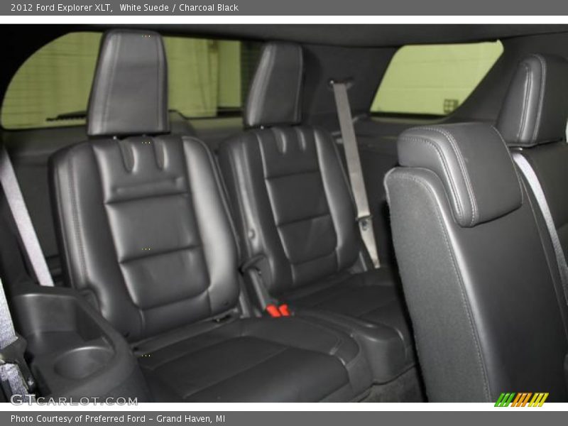 White Suede / Charcoal Black 2012 Ford Explorer XLT