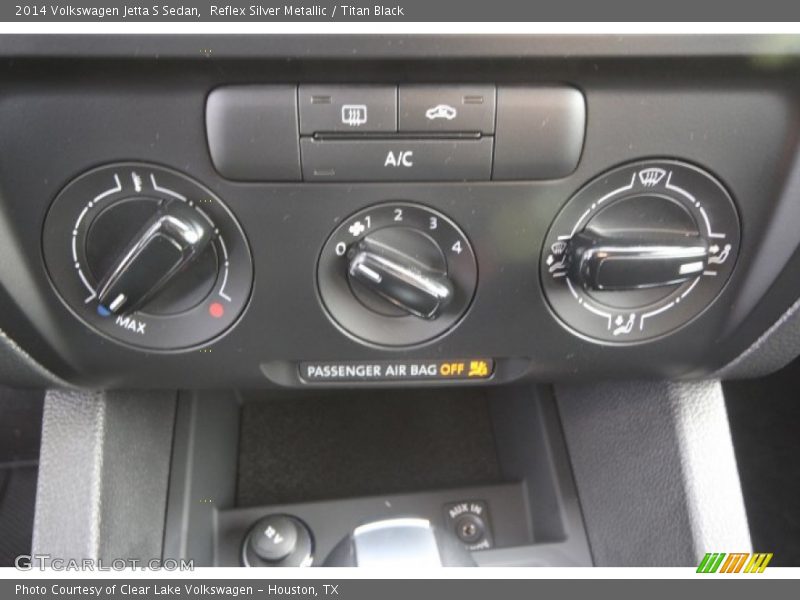 Reflex Silver Metallic / Titan Black 2014 Volkswagen Jetta S Sedan