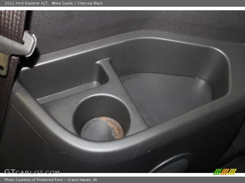 White Suede / Charcoal Black 2012 Ford Explorer XLT