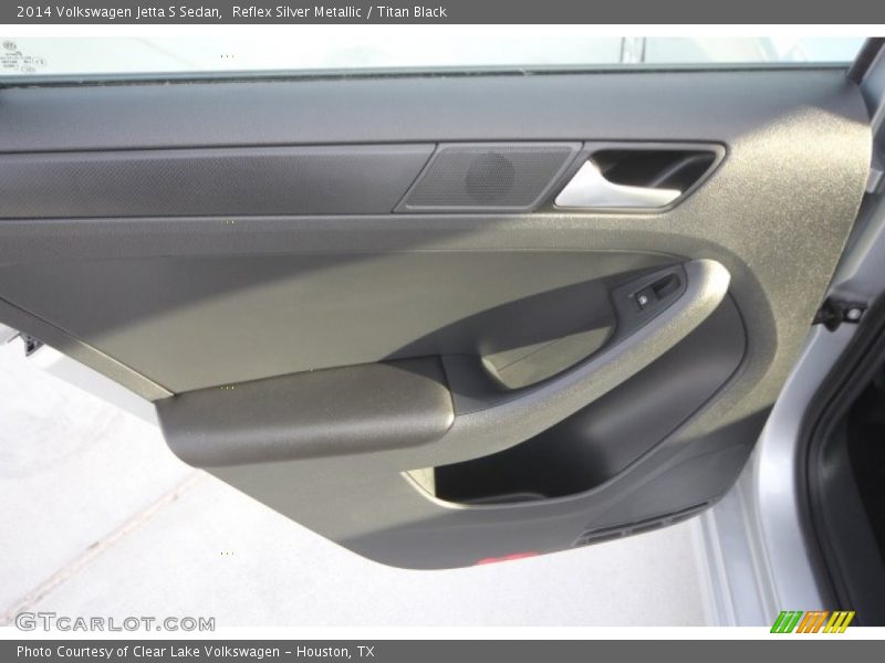 Reflex Silver Metallic / Titan Black 2014 Volkswagen Jetta S Sedan