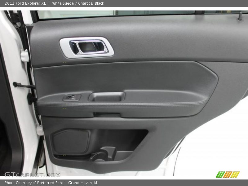 White Suede / Charcoal Black 2012 Ford Explorer XLT