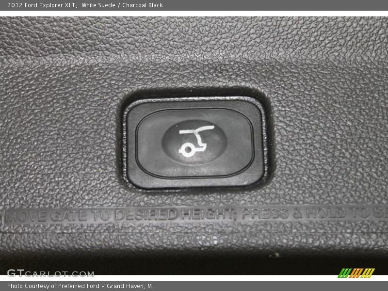 White Suede / Charcoal Black 2012 Ford Explorer XLT