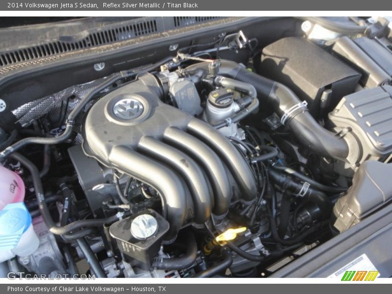 Reflex Silver Metallic / Titan Black 2014 Volkswagen Jetta S Sedan
