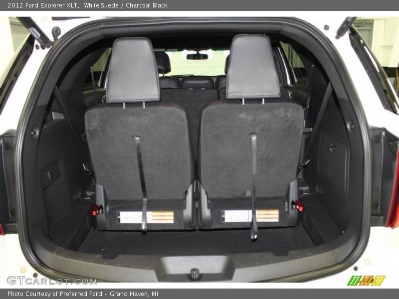 White Suede / Charcoal Black 2012 Ford Explorer XLT