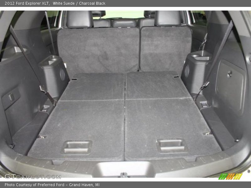 White Suede / Charcoal Black 2012 Ford Explorer XLT