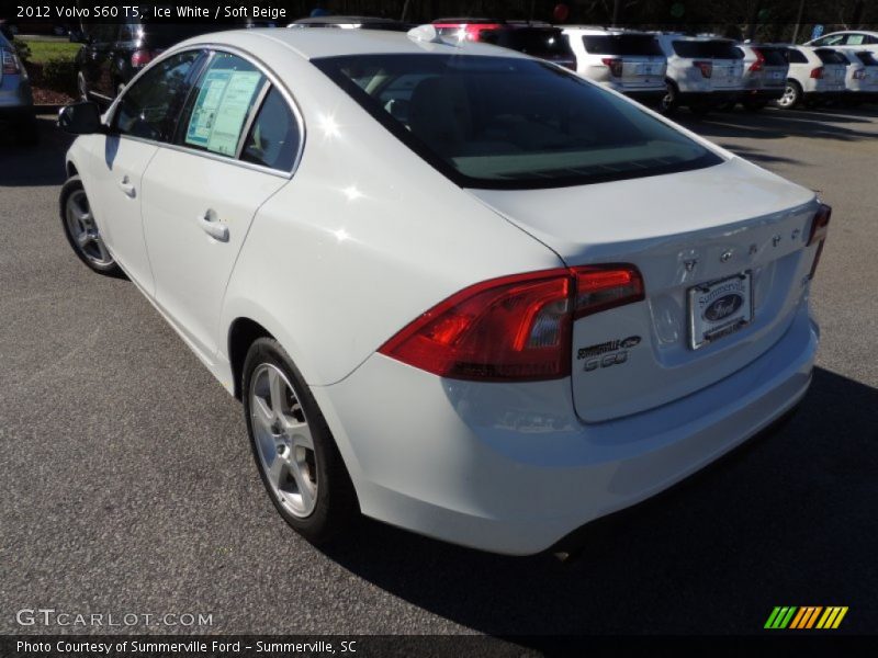 Ice White / Soft Beige 2012 Volvo S60 T5