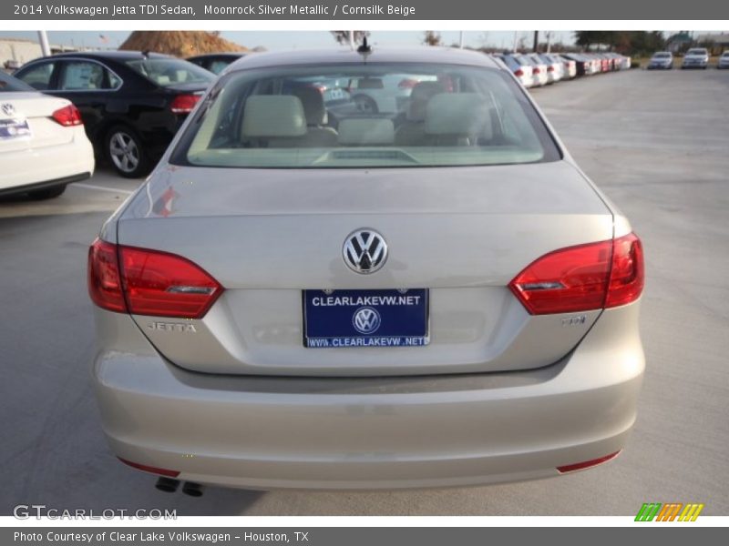 Moonrock Silver Metallic / Cornsilk Beige 2014 Volkswagen Jetta TDI Sedan