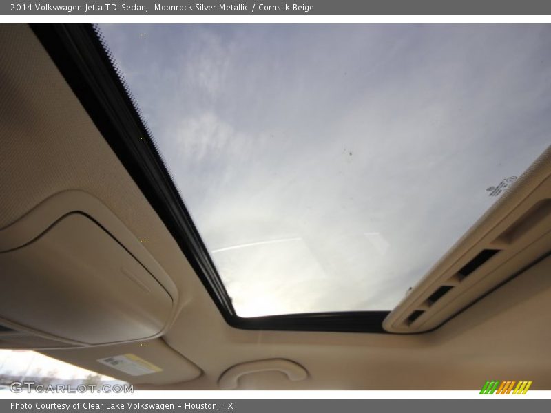 Moonrock Silver Metallic / Cornsilk Beige 2014 Volkswagen Jetta TDI Sedan