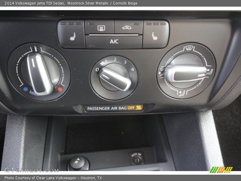 Moonrock Silver Metallic / Cornsilk Beige 2014 Volkswagen Jetta TDI Sedan