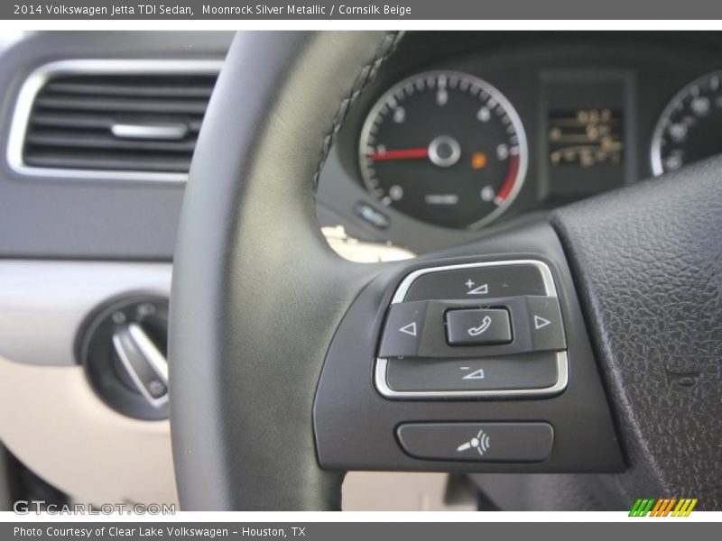 Moonrock Silver Metallic / Cornsilk Beige 2014 Volkswagen Jetta TDI Sedan