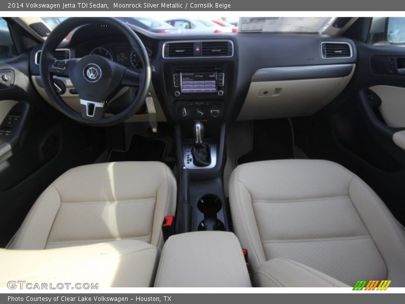 Moonrock Silver Metallic / Cornsilk Beige 2014 Volkswagen Jetta TDI Sedan