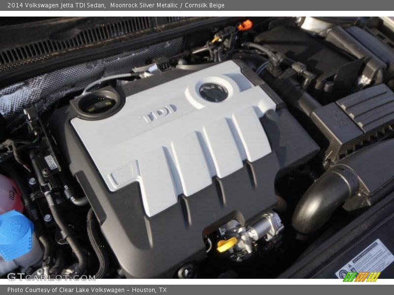 Moonrock Silver Metallic / Cornsilk Beige 2014 Volkswagen Jetta TDI Sedan