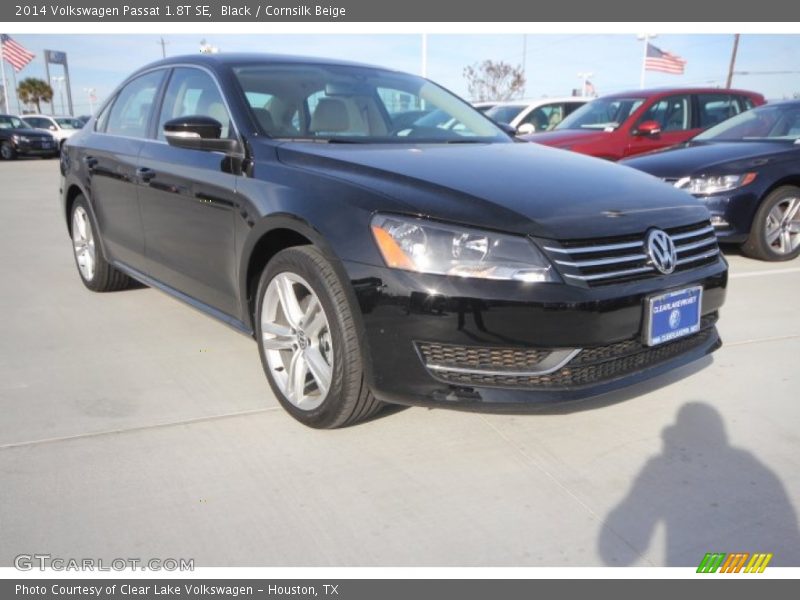 Black / Cornsilk Beige 2014 Volkswagen Passat 1.8T SE