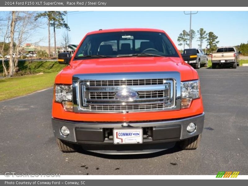 Race Red / Steel Grey 2014 Ford F150 XLT SuperCrew