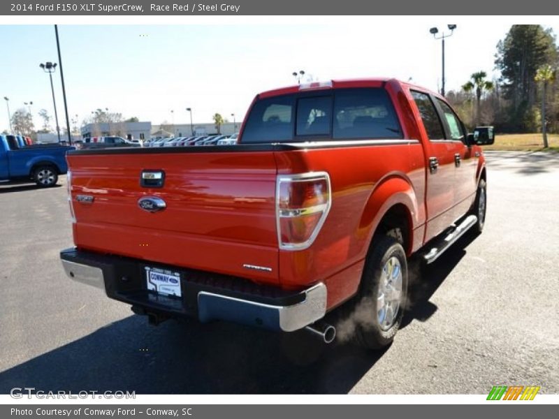 Race Red / Steel Grey 2014 Ford F150 XLT SuperCrew
