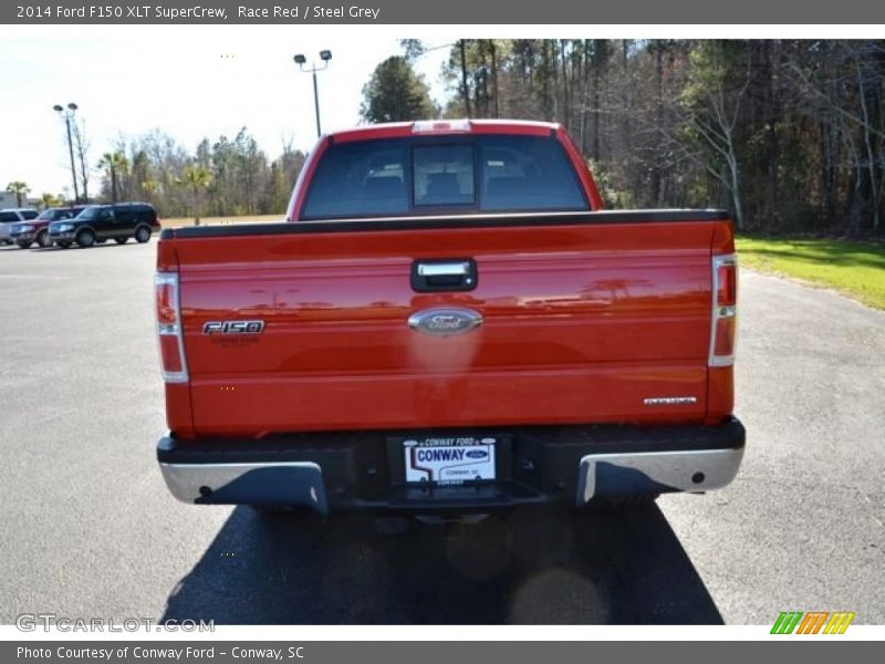 Race Red / Steel Grey 2014 Ford F150 XLT SuperCrew