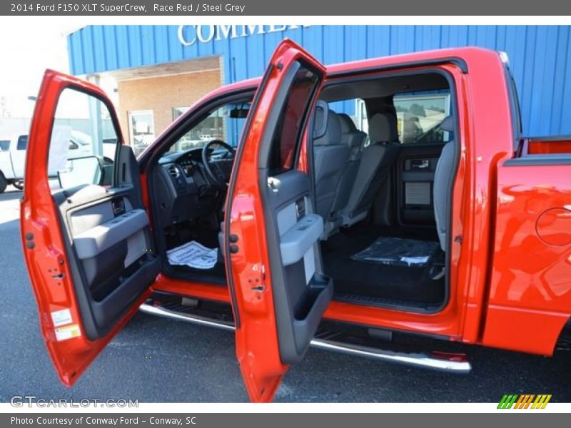 Race Red / Steel Grey 2014 Ford F150 XLT SuperCrew