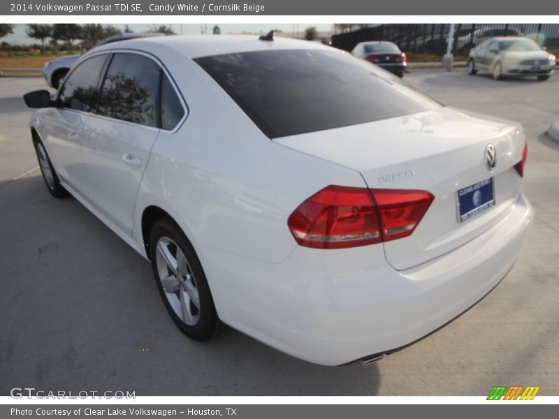 Candy White / Cornsilk Beige 2014 Volkswagen Passat TDI SE