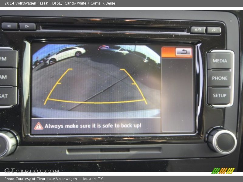 Candy White / Cornsilk Beige 2014 Volkswagen Passat TDI SE