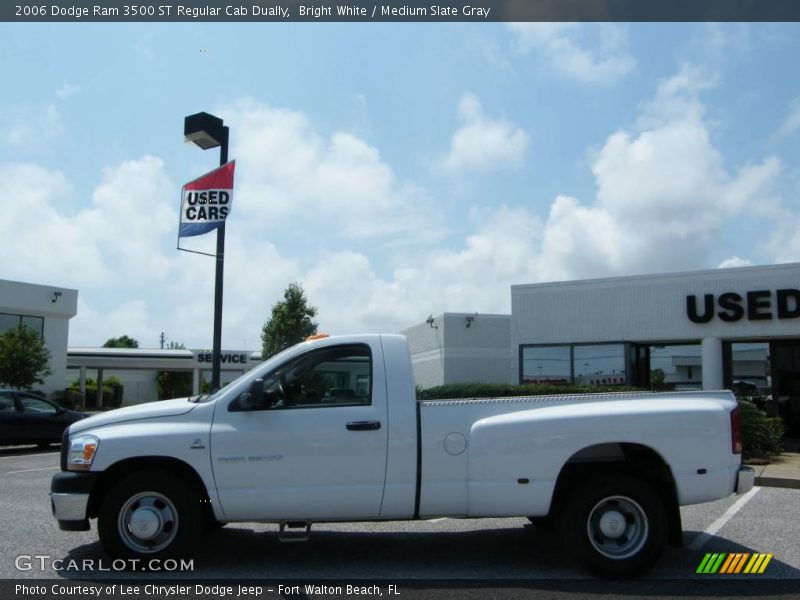 Bright White / Medium Slate Gray 2006 Dodge Ram 3500 ST Regular Cab Dually