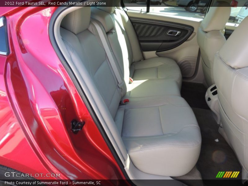 Red Candy Metallic / Light Stone 2012 Ford Taurus SEL