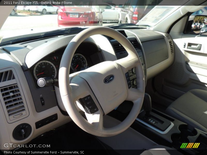 Oxford White / Stone 2011 Ford Escape XLS