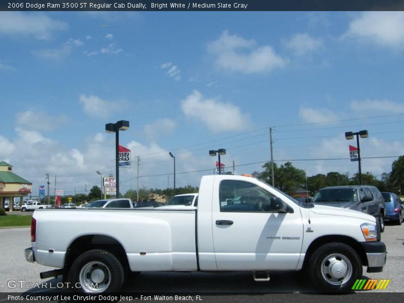 Bright White / Medium Slate Gray 2006 Dodge Ram 3500 ST Regular Cab Dually