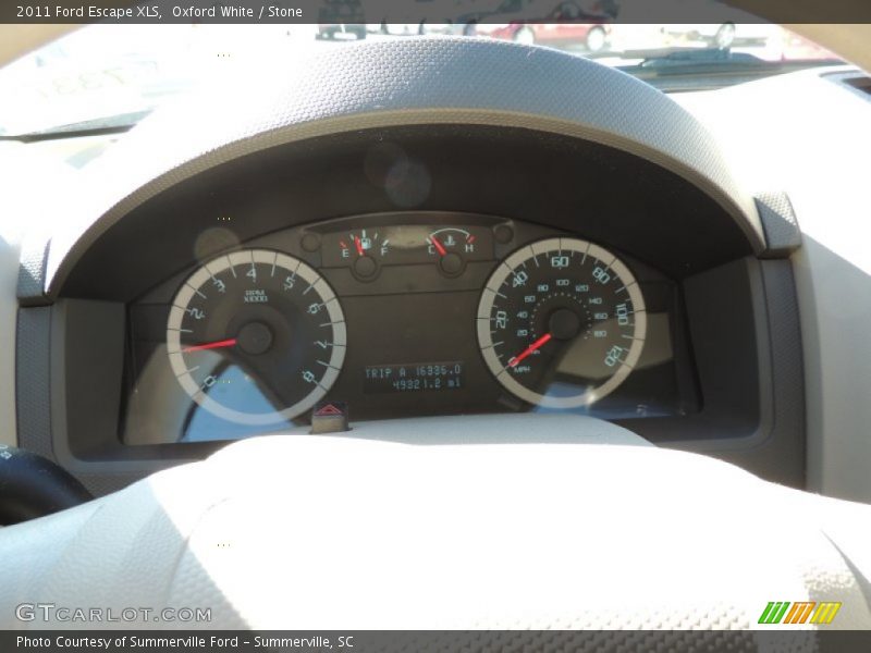 Oxford White / Stone 2011 Ford Escape XLS