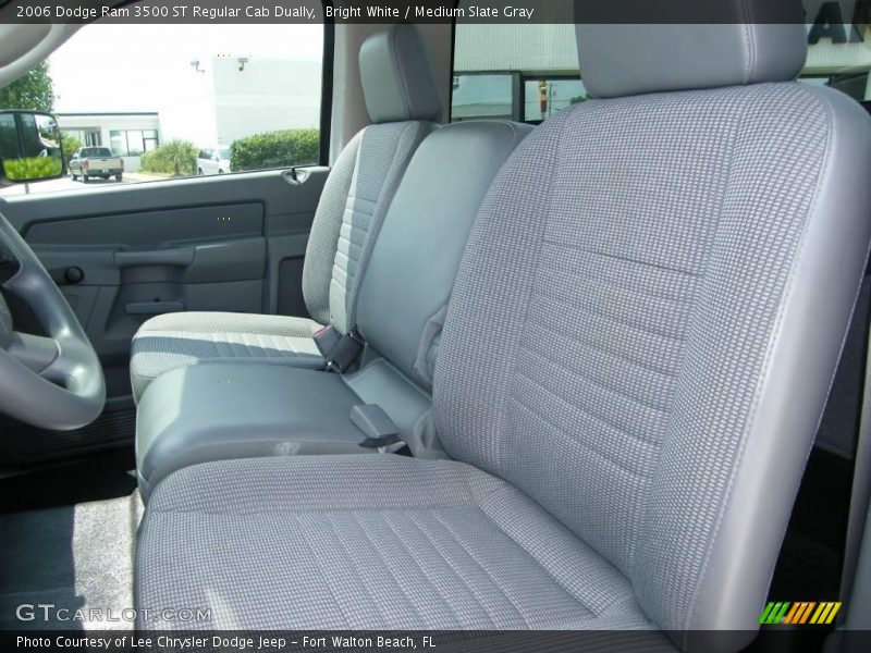Bright White / Medium Slate Gray 2006 Dodge Ram 3500 ST Regular Cab Dually
