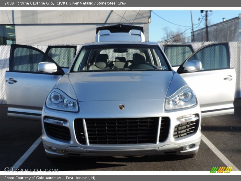Crystal Silver Metallic / Stone/Steel Grey 2009 Porsche Cayenne GTS
