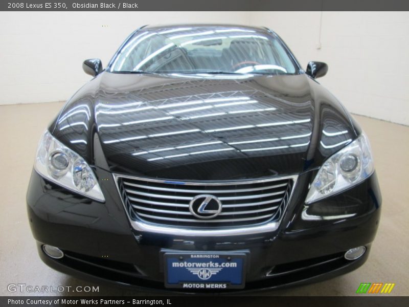 Obsidian Black / Black 2008 Lexus ES 350