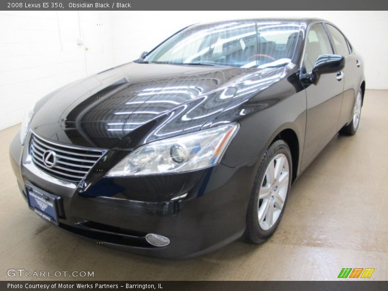 Obsidian Black / Black 2008 Lexus ES 350